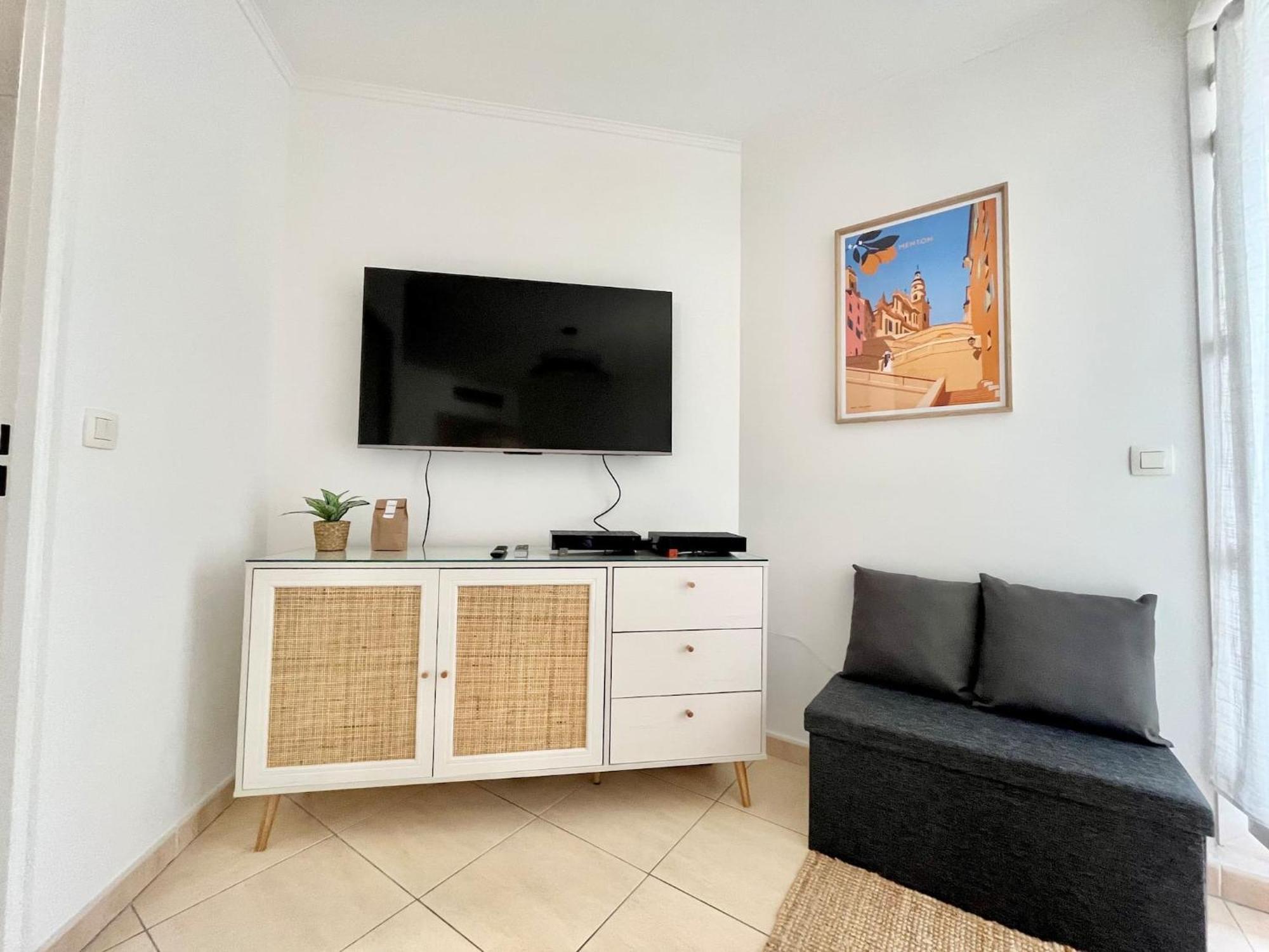 'La Villa Melanie' Neuf, Equipe, Terrasse, Centre Menton Exterior foto